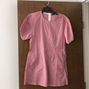 Red Check mini dress